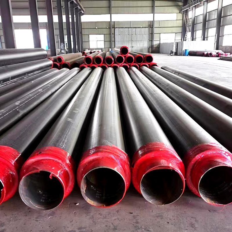 集中供暖用黑夾克保溫鋼管 集中供暖用黑夾克保溫鋼管